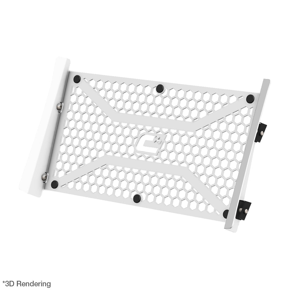 Crosspro Front Radiator Guard, White – Yamaha Tracer 7 / GT 2025