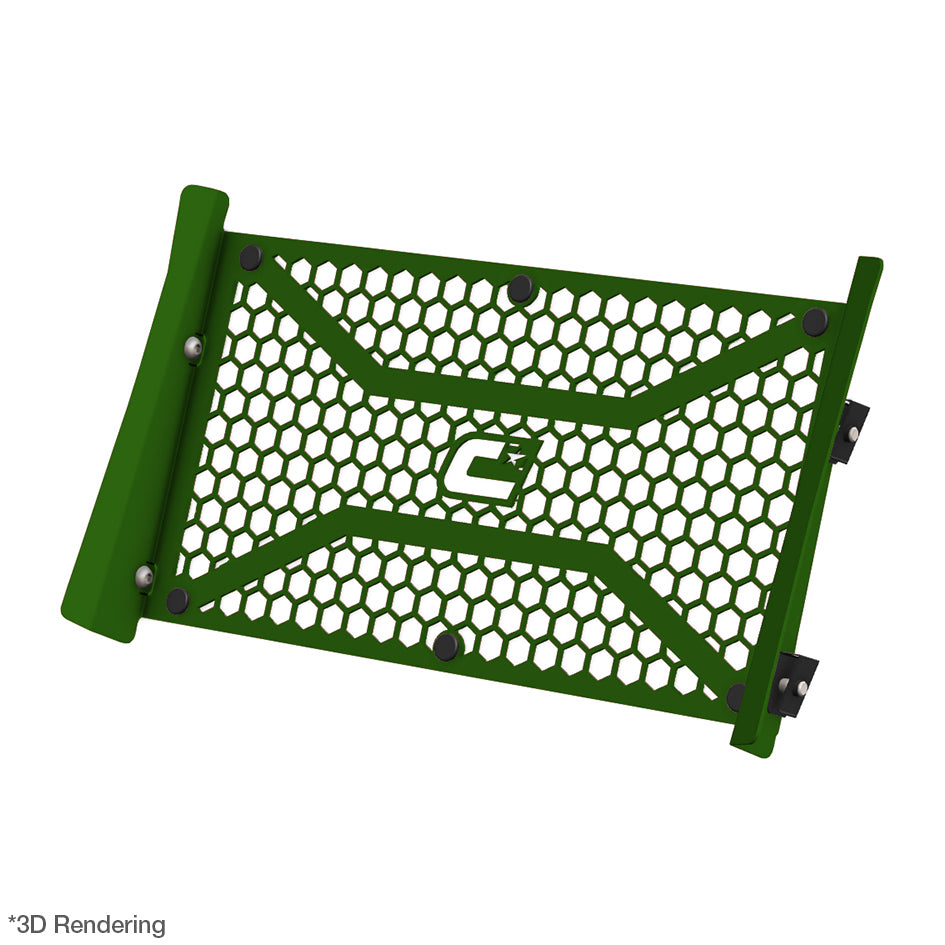 Crosspro Front Radiator Guard, Green – Yamaha Tracer 7 / GT 2025