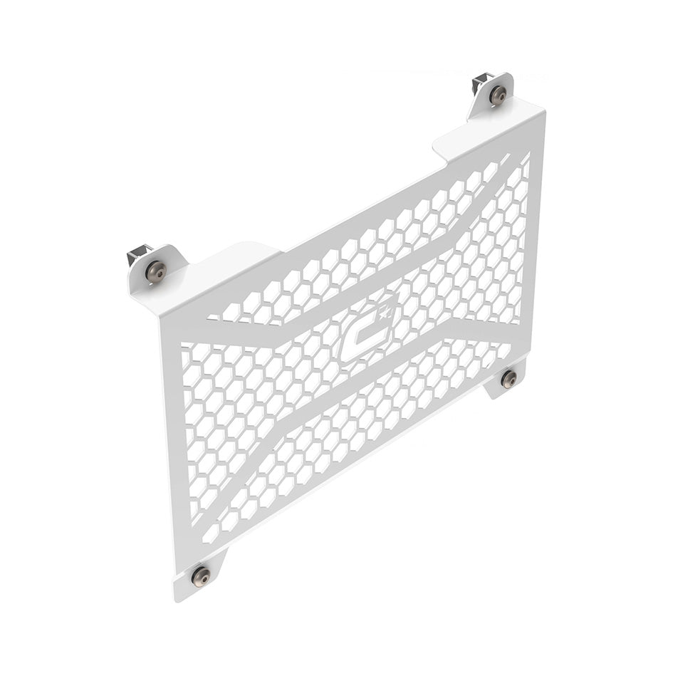 Crosspro Front Radiator Guard, White - inc SE