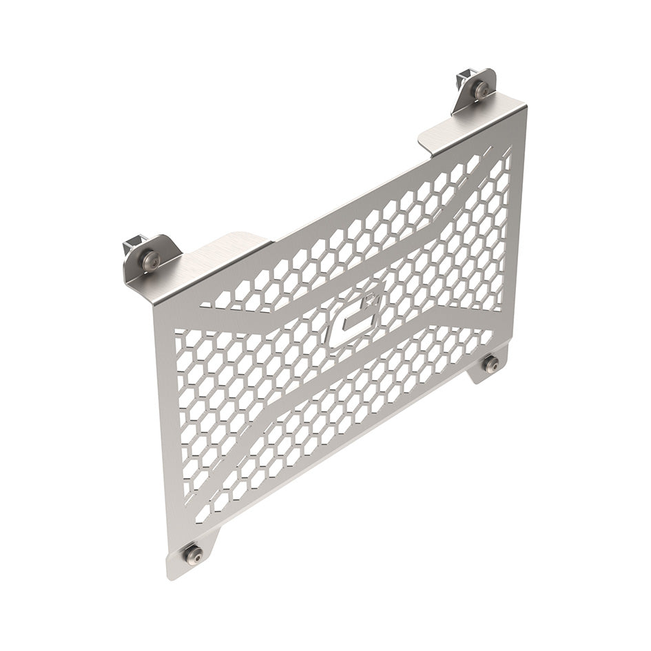 Crosspro Front Radiator Guard, Brushed Stainless - inc SE