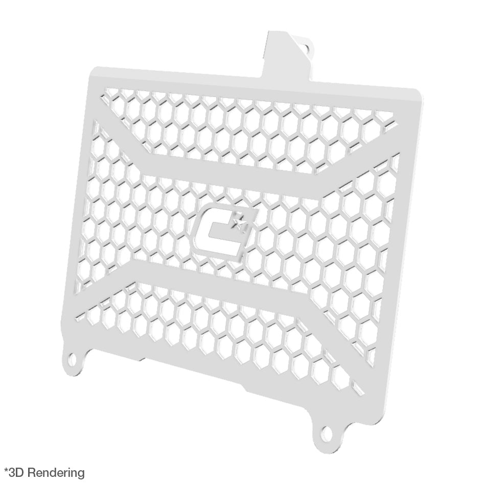 Crosspro Front Radiator Guard, White – Honda CB500X 2019–2023 / Honda NX500 2024–2026