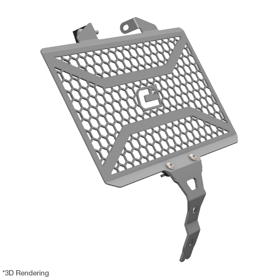 Crosspro Front Radiator Guard, Brushed Stainless – Honda NC750X 2016–2026