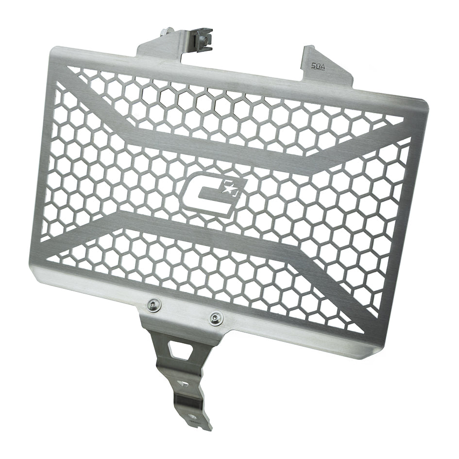 Crosspro Front Radiator Guard, Brushed Stainless – Honda NC750X 2016–2026