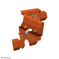 Crosspro Water Pump Protection Orange – Ducati DesertX 2022–2025