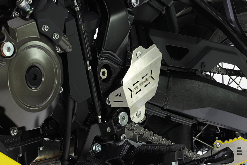 Crosspro Brake Pump Protection Brushed Stainless – Suzuki V-Strom 800 DE / RE / Tour 2023–2026