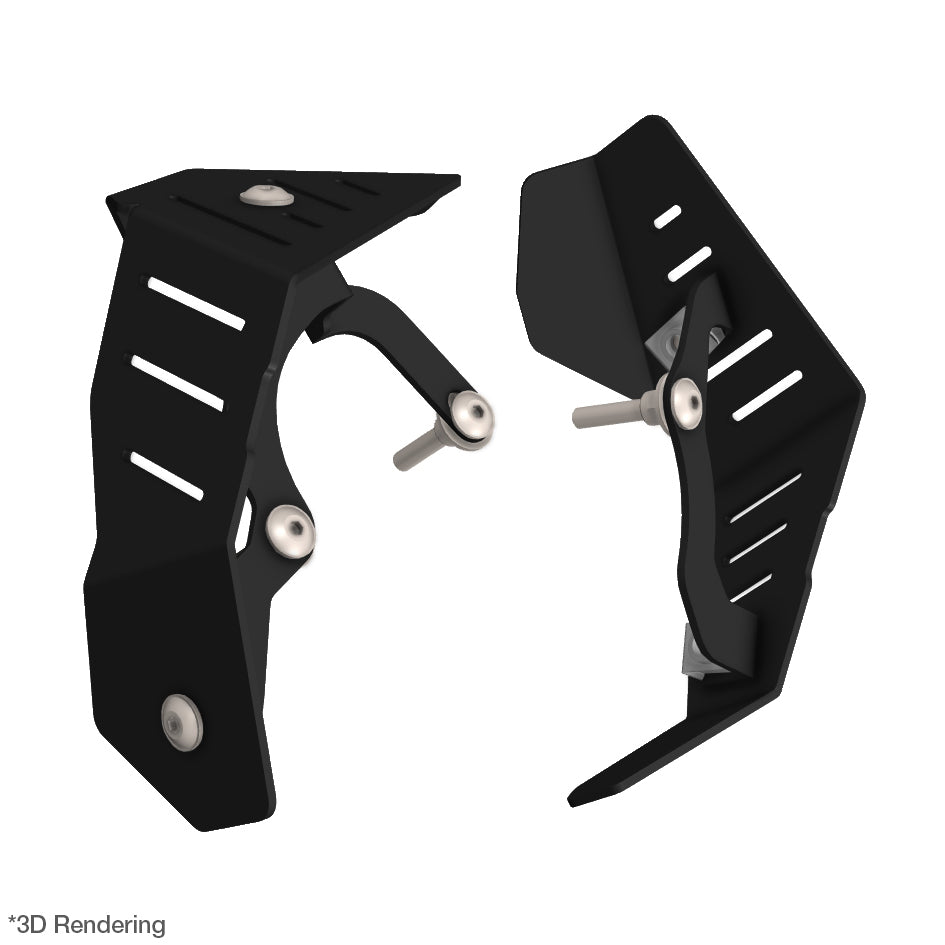 Crosspro ABS Sensor Protection Black - inc Triple Black,Trophy ; Compatible with OEM Skid Plate