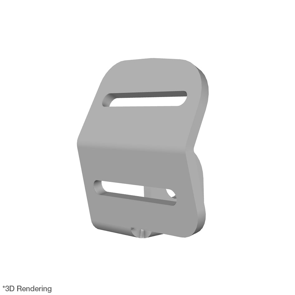 Crosspro ABS Sensor Protection Brushed Stainless - Front Brake