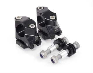 Gilles Adjustable Handlebar Risers, Black (2DGT-02-06-B)