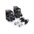 Gilles Adjustable Handlebar Risers, Black - Requires Gilles GTO 28.6mm Diameter Bars or Gilles Reducer Kit to use OE Bars – Ducati Hypermotard 1100 2007–2012 / Suzuki V-Strom 1000 2014–2016