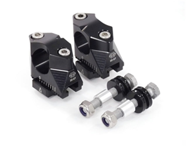 Gilles Adjustable Handlebar Risers, Black - 0 (2DGT-02-08-B)