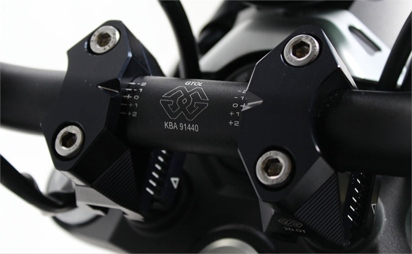 Gilles Adjustable Handlebar Risers, Black - 0 – Yamaha XSR700 2016–2026