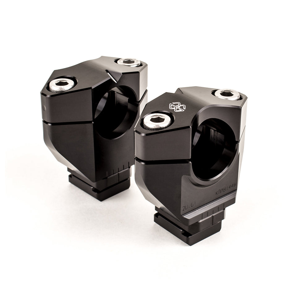 Gilles Adjustable Handlebar Risers, Black (2DGT-09-23-B)