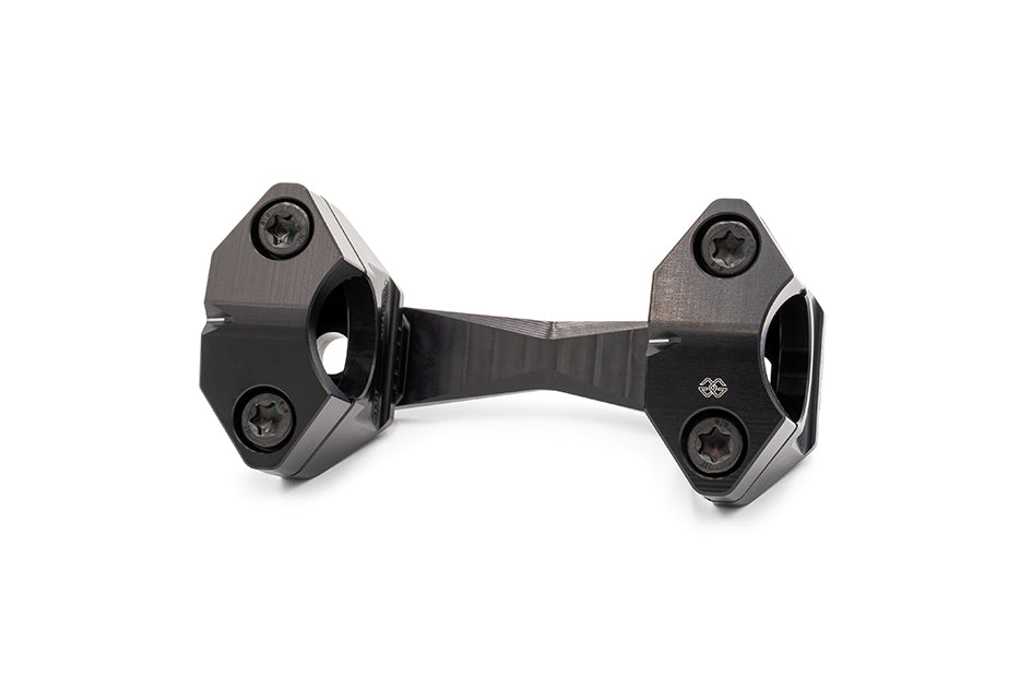 Gilles Adjustable Handlebar Risers, Black – Ducati Monster / Plus V2 2026 / Ducati Streetfighter V2 2025–2026