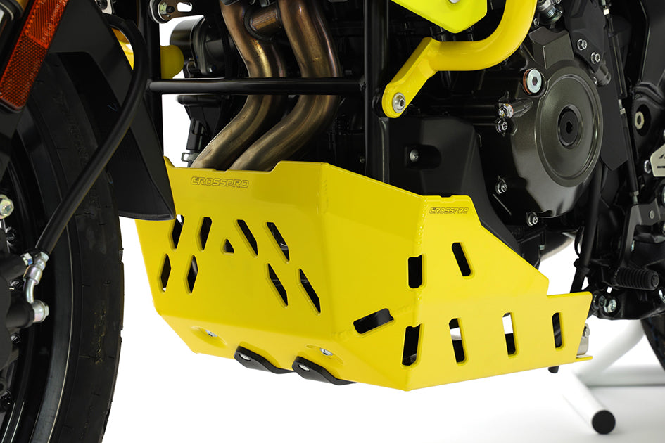 Crosspro Aluminium Engine Guard, Yellow – Suzuki V-Strom 800 DE / RE / Tour 2023–2026