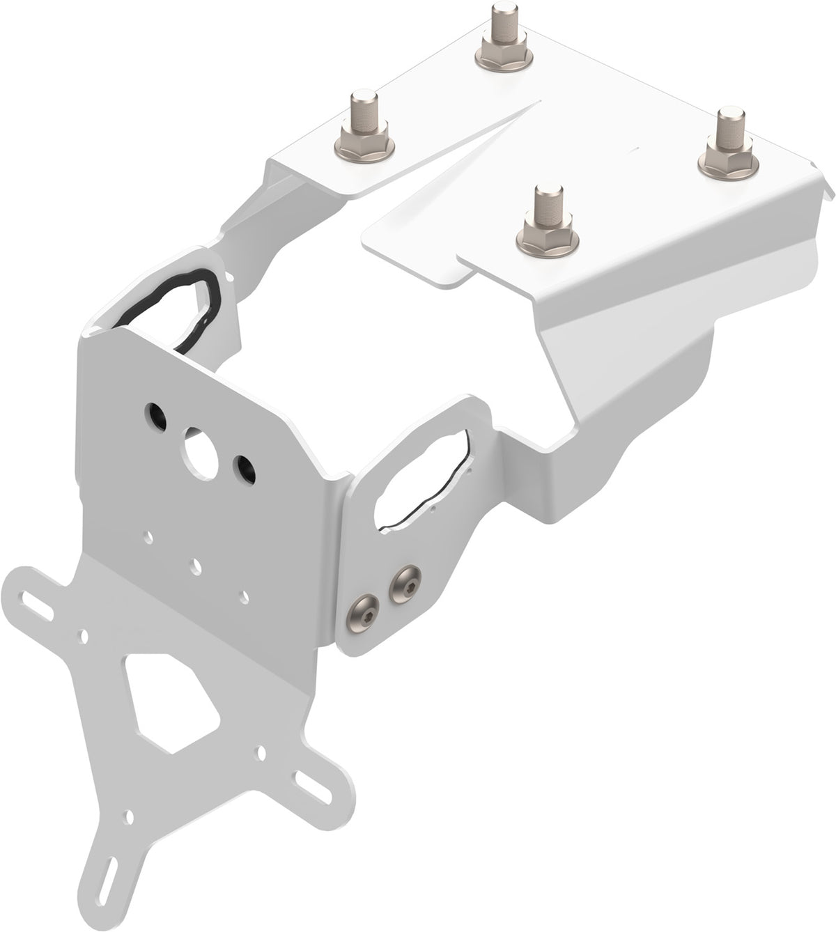 Crosspro License Plate Support White - SE
