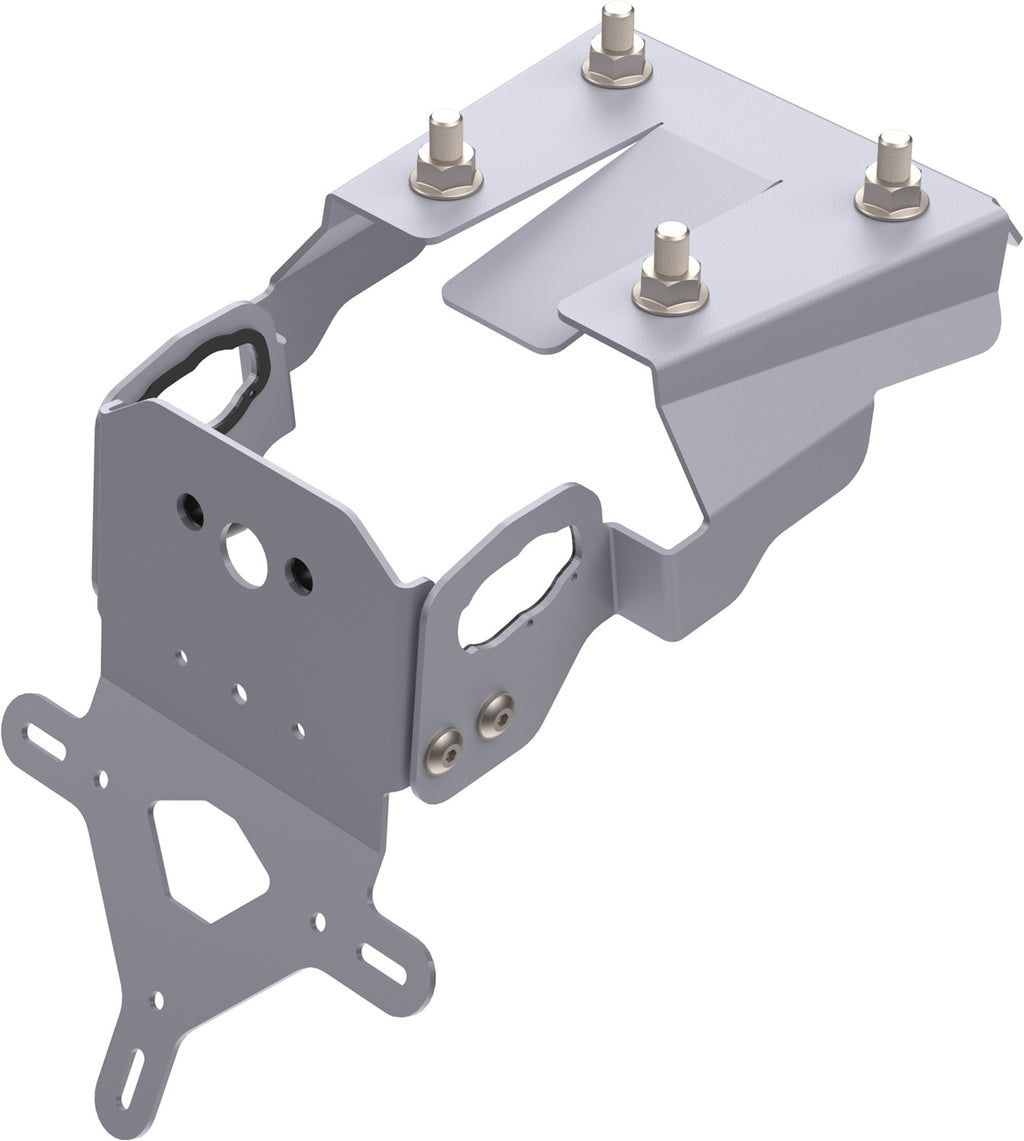 Crosspro License Plate Support Textured Gray - SE