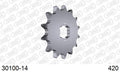 AFAM Front Sprocket, 420 (OE Pitch), Steel - 14T (orig size) (30100-14)