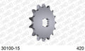 AFAM Front Sprocket, 420 (OE Pitch), Steel - 15T (orig size) (30100-15)