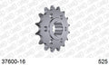 AFAM Front Sprocket, 525 (OE Pitch), Steel - 16T (orig size) (37600-16)