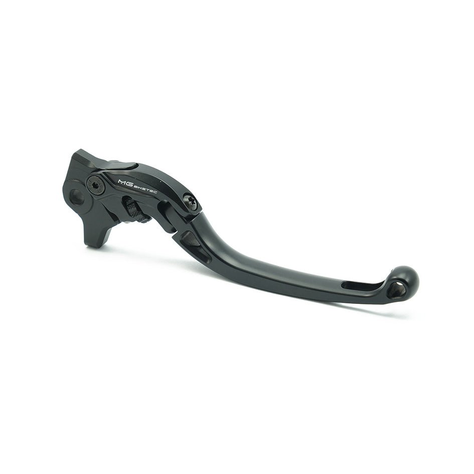 MG Biketec ClubSport Brake Lever, long - black with Black adjuster – Yamaha YZF-R125 2011–2018