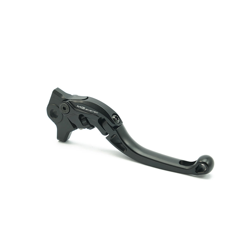 MG Biketec ClubSport Brake Lever, short - black with Black adjuster – Yamaha YZF-R125 2011–2018