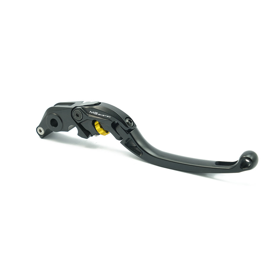 MG Biketec ClubSport Brake Lever, long - black with Gold adjuster (4211-156508)