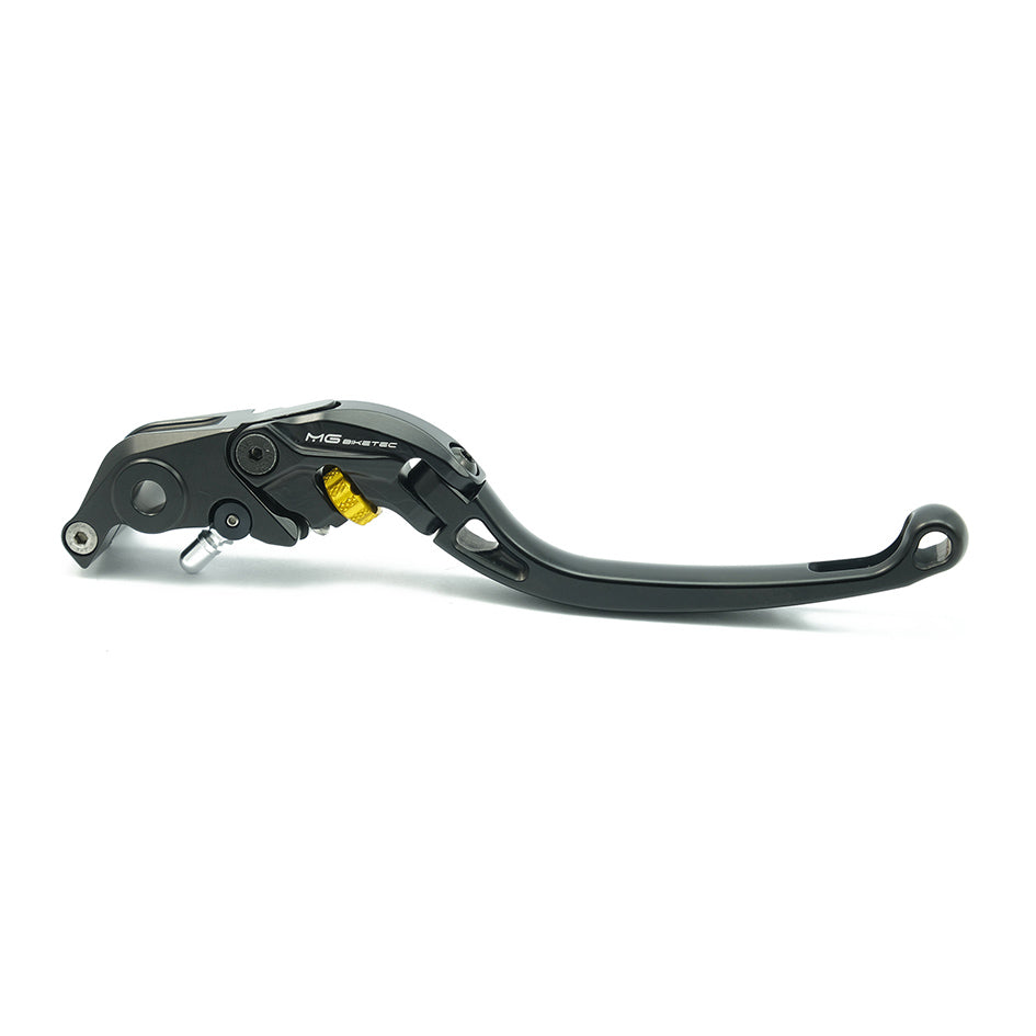 MG Biketec ClubSport Brake Lever, long - black with Gold adjuster (4211-157008)