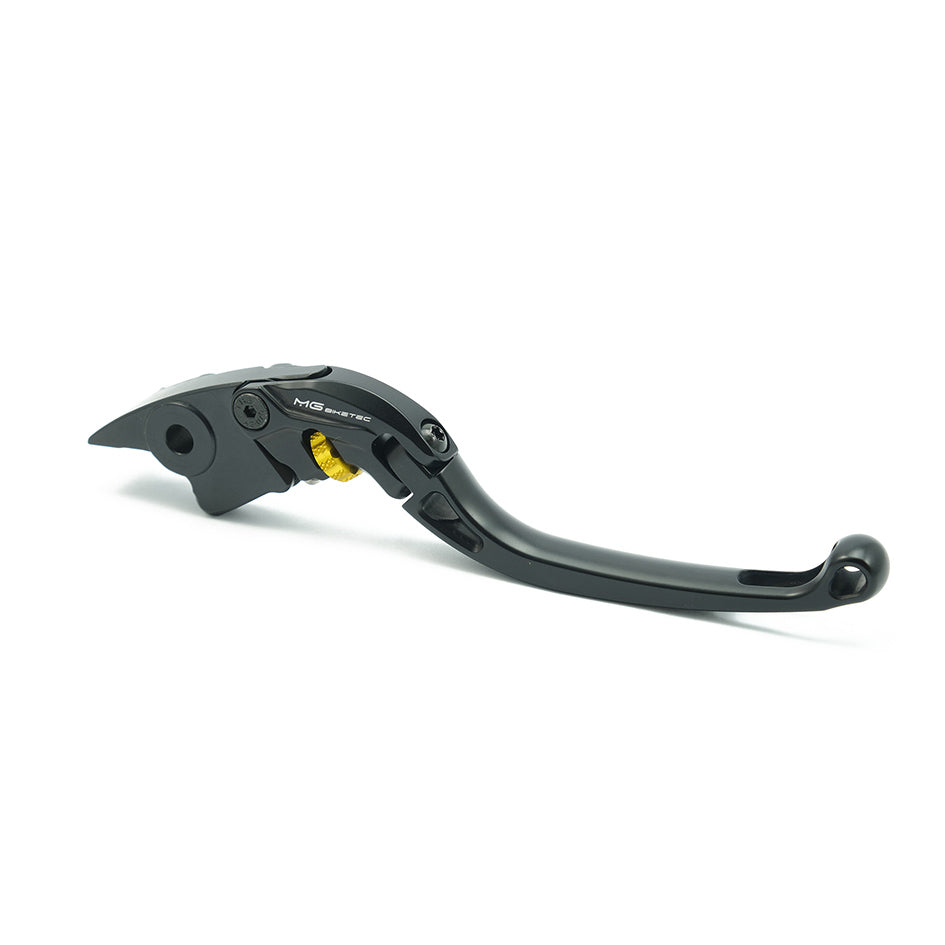 MG Biketec ClubSport Brake Lever, long - black with Gold adjuster (4211-254003)