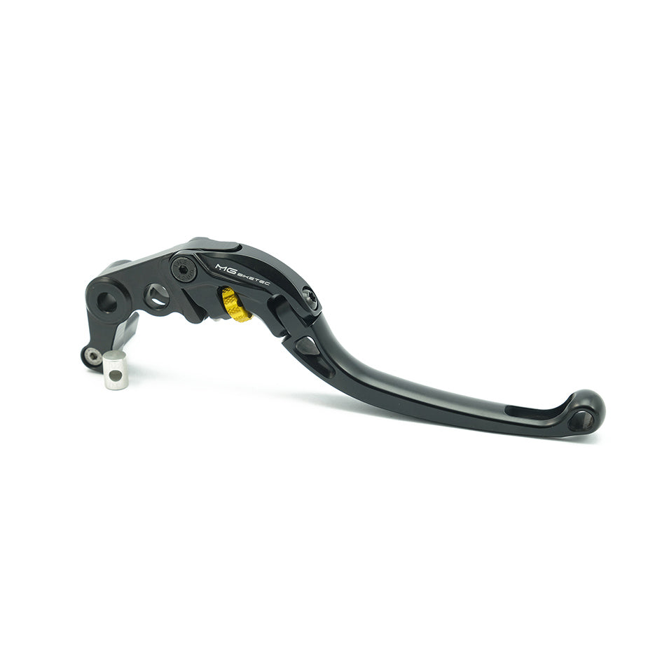 MG Biketec ClubSport Brake Lever, long - black with Gold adjuster (4211-254007)