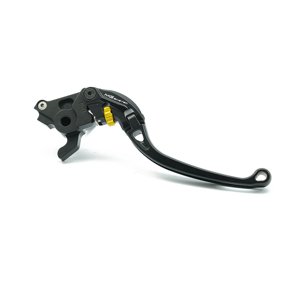 MG Biketec ClubSport Brake Lever, long - black with Gold adjuster (4211-457003)