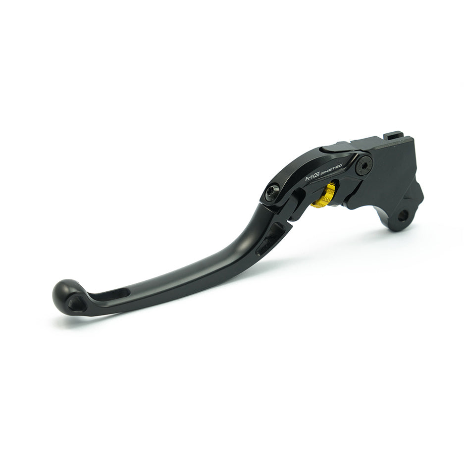 MG Biketec ClubSport Clutch Lever, long - black with Gold adjuster (4212-076007)