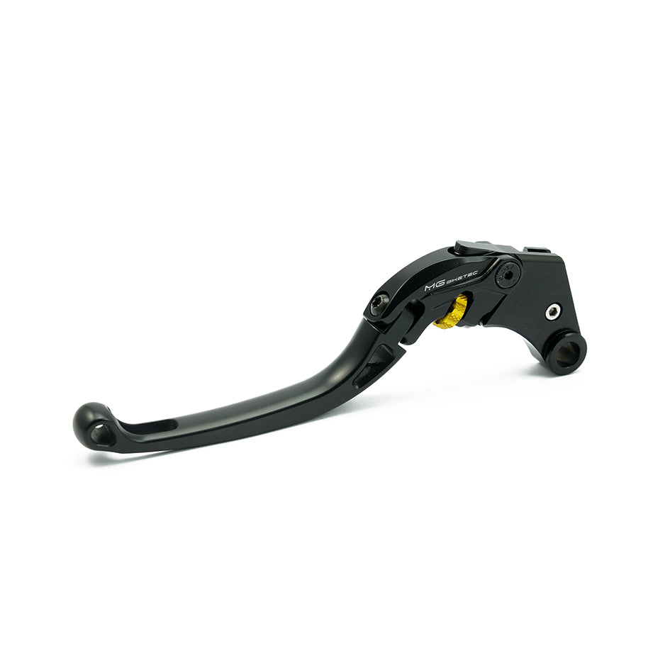 MG Biketec ClubSport Clutch Lever, long - black with Gold adjuster (4212-087014)