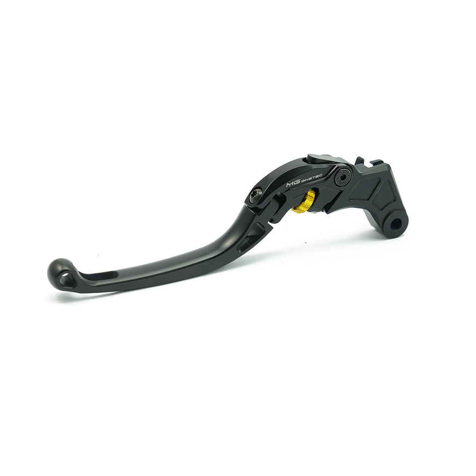 MG Biketec ClubSport Clutch Lever, long - black with Gold adjuster (4212-087021)