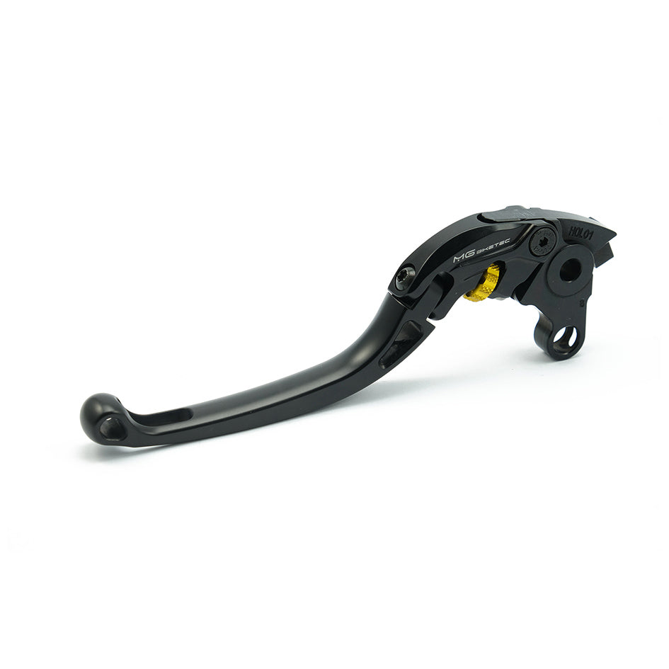 MG Biketec ClubSport Clutch Lever, long - black with Gold adjuster (4212-254007)