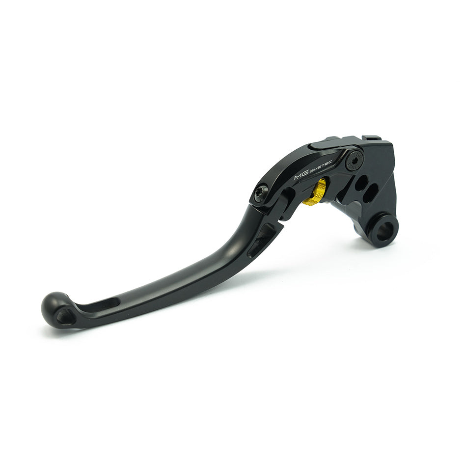 MG Biketec ClubSport Clutch Lever, long - black with Gold adjuster (4212-367003)