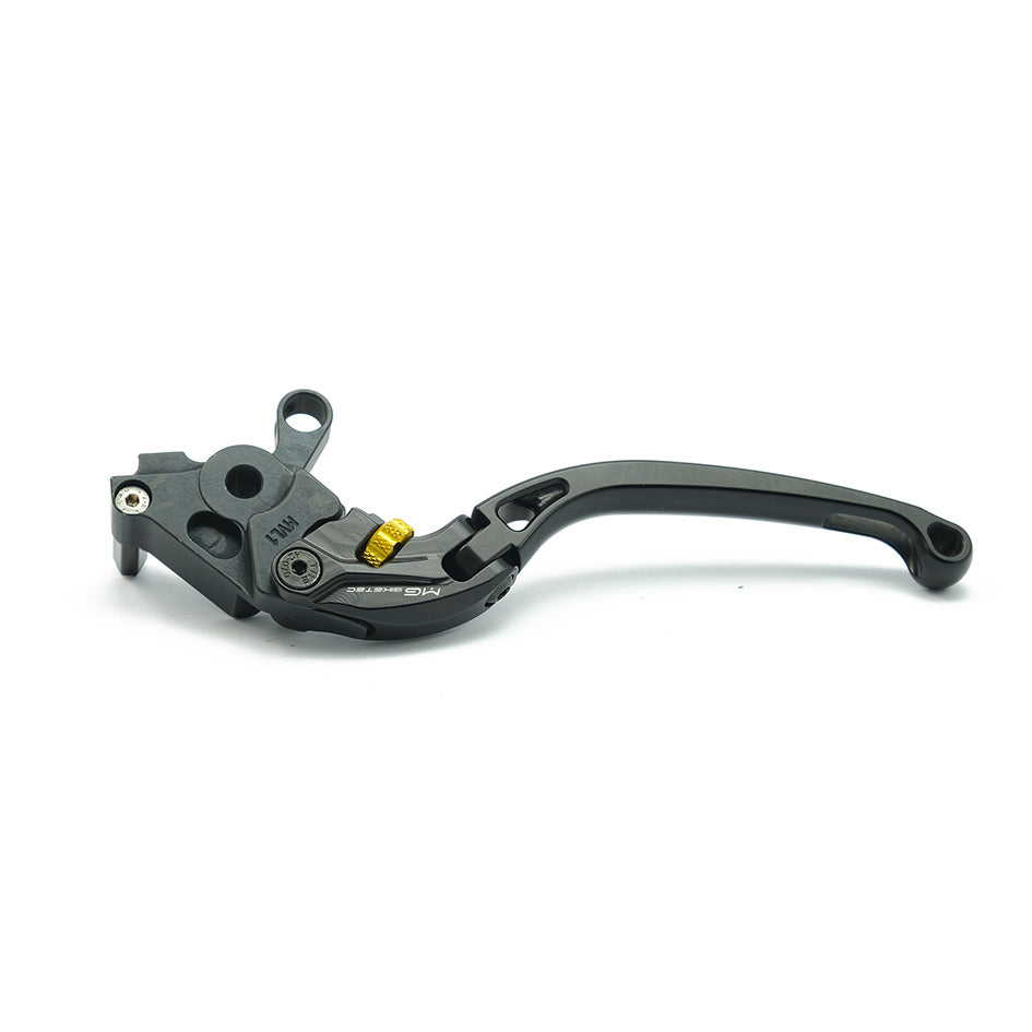MG Biketec ClubSport Clutch Lever, long - black with Gold adjuster (4212-457003)