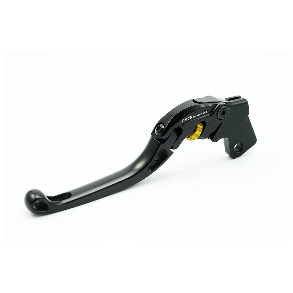 MG Biketec ClubSport Clutch Lever, long - black with Gold adjuster (4212-651511)