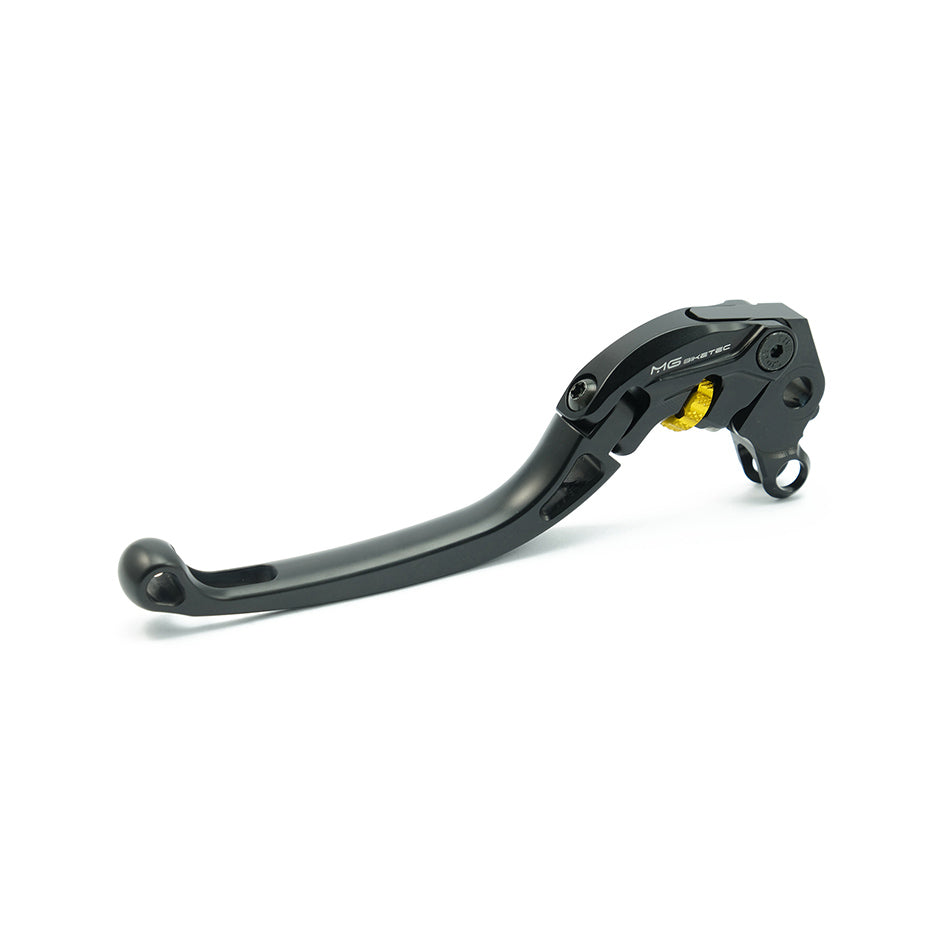 MG Biketec ClubSport Clutch Lever, long - black with Gold adjuster (4212-656505)