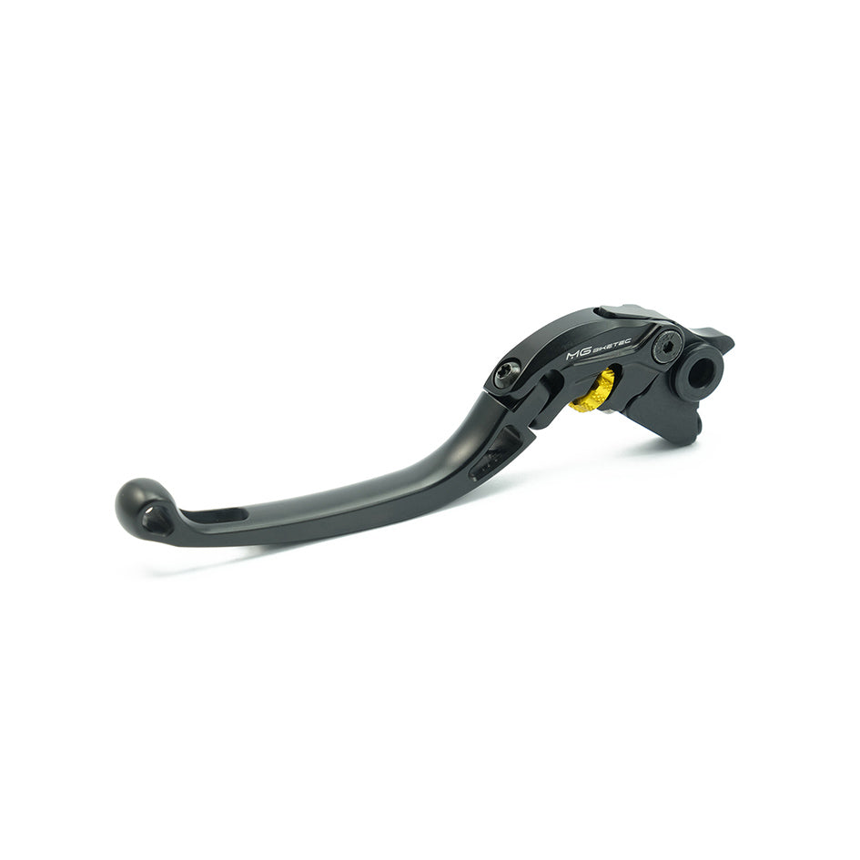 MG Biketec ClubSport Clutch Lever, long - black with Gold adjuster (4212-658513)