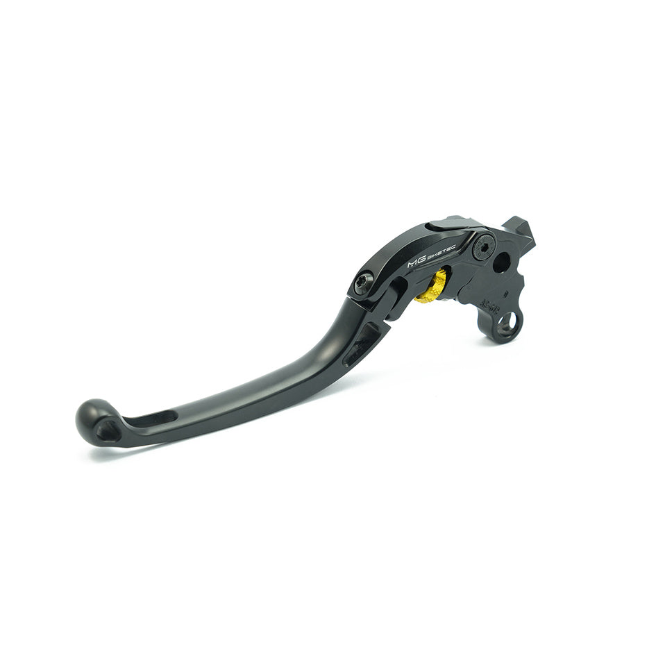 MG Biketec ClubSport Clutch Lever, long - black with Gold adjuster (4212-857007)