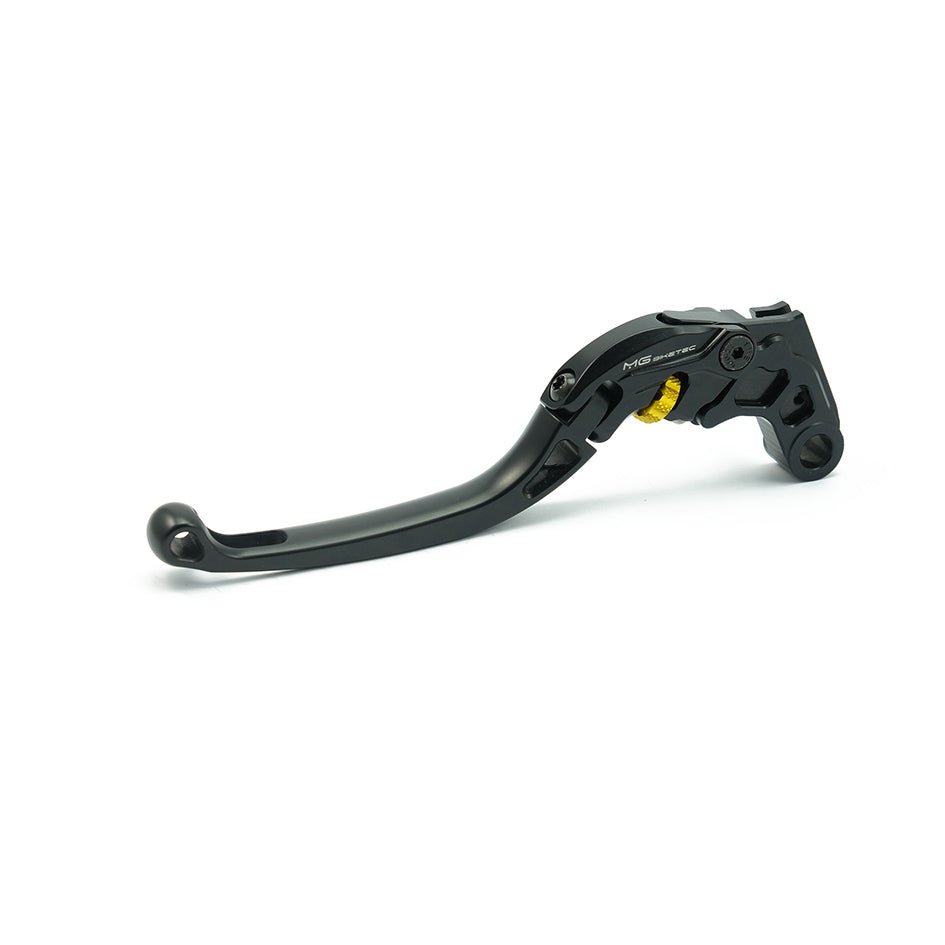 MG Biketec ClubSport Clutch Lever, long - black with Gold adjuster (4212-997006)