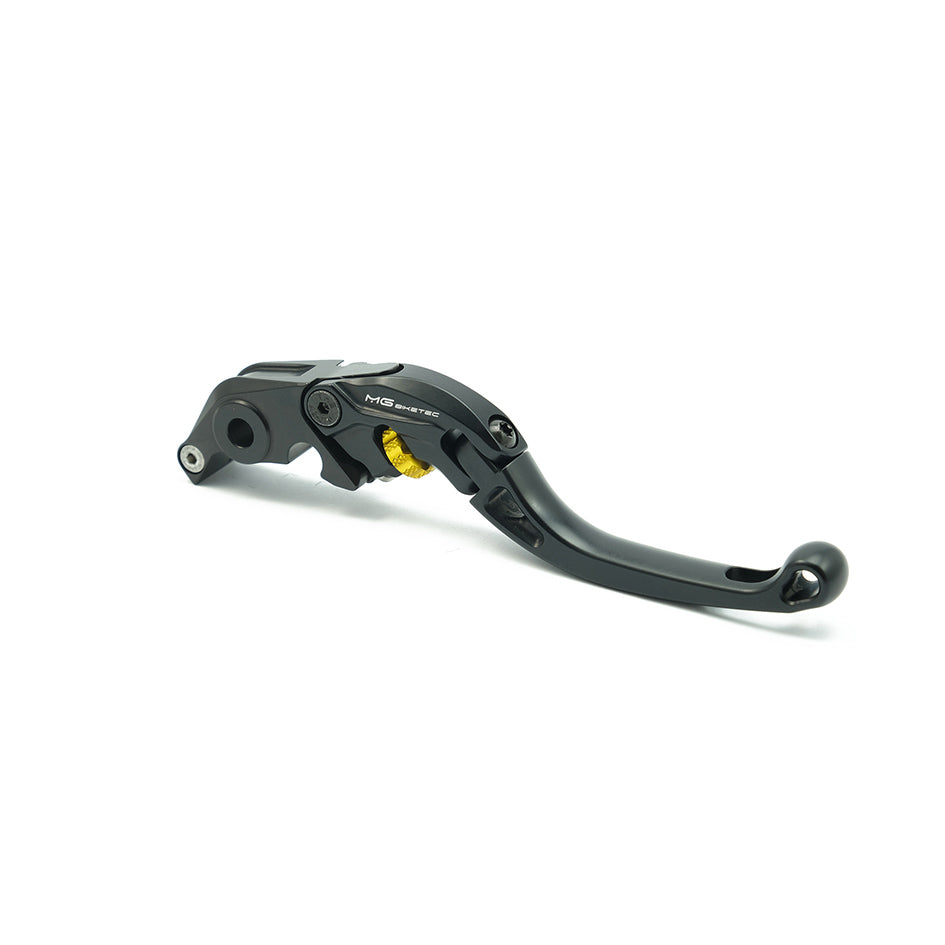 MG Biketec ClubSport Brake Lever, short - black with Gold adjuster (4213-156508)