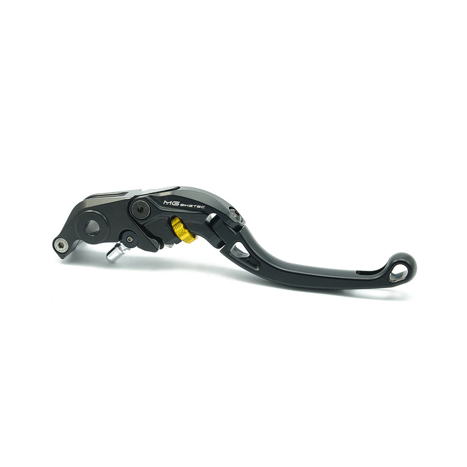 MG Biketec ClubSport Brake Lever, short - black with Gold adjuster (4213-157008)