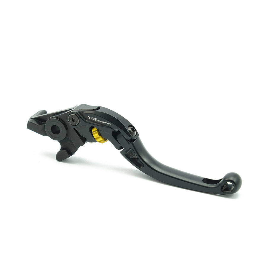 MG Biketec ClubSport Brake Lever, short - black with Gold adjuster (4213-254000)