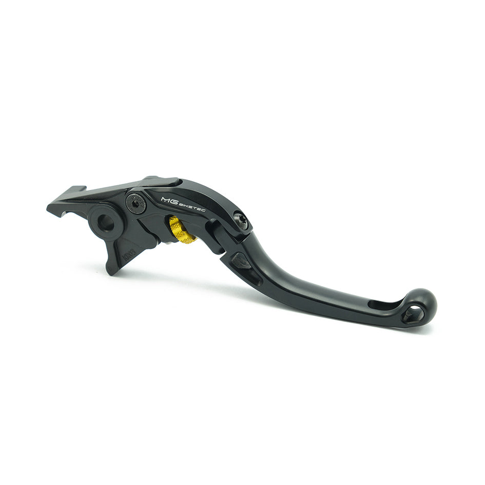 MG Biketec ClubSport Brake Lever, short - black with Gold adjuster (4213-365007)