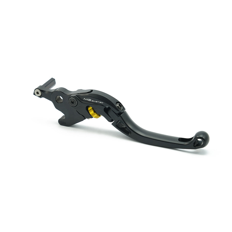MG Biketec ClubSport Brake Lever, short - black with Gold adjuster (4213-993015)