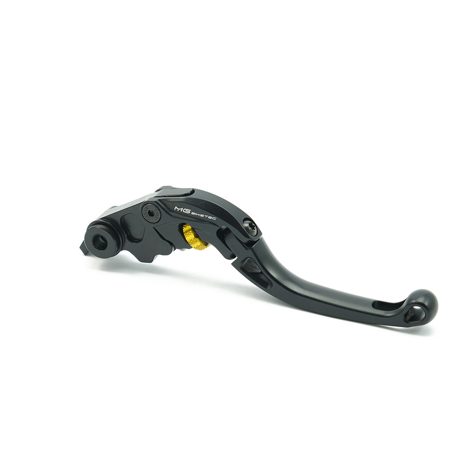 MG Biketec ClubSport Brake Lever, short - black with Gold adjuster (4213-994006)
