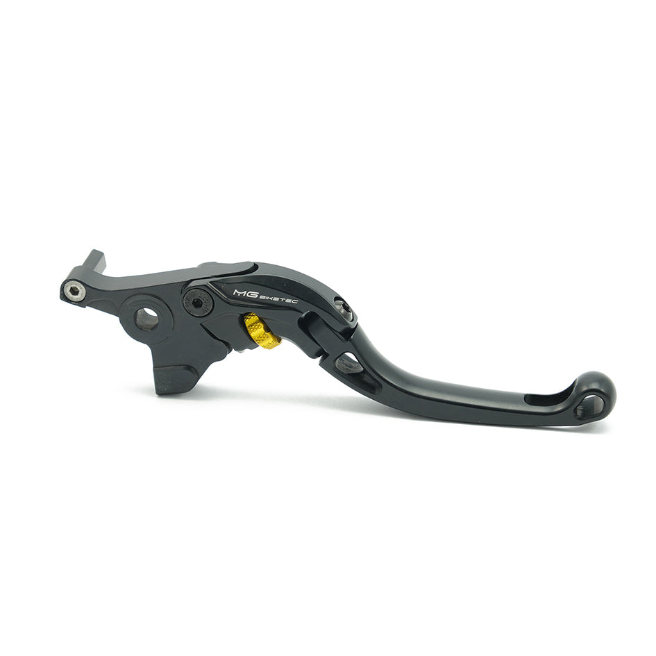 MG Biketec ClubSport Brake Lever, short - black with Gold adjuster (4213-997006)