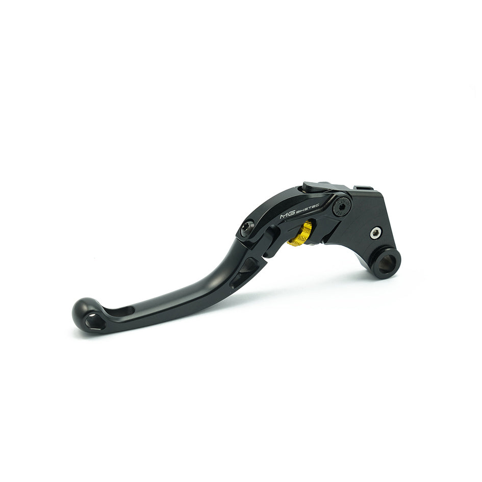 MG Biketec ClubSport Clutch Lever, short - black with Gold adjuster (4214-087014)