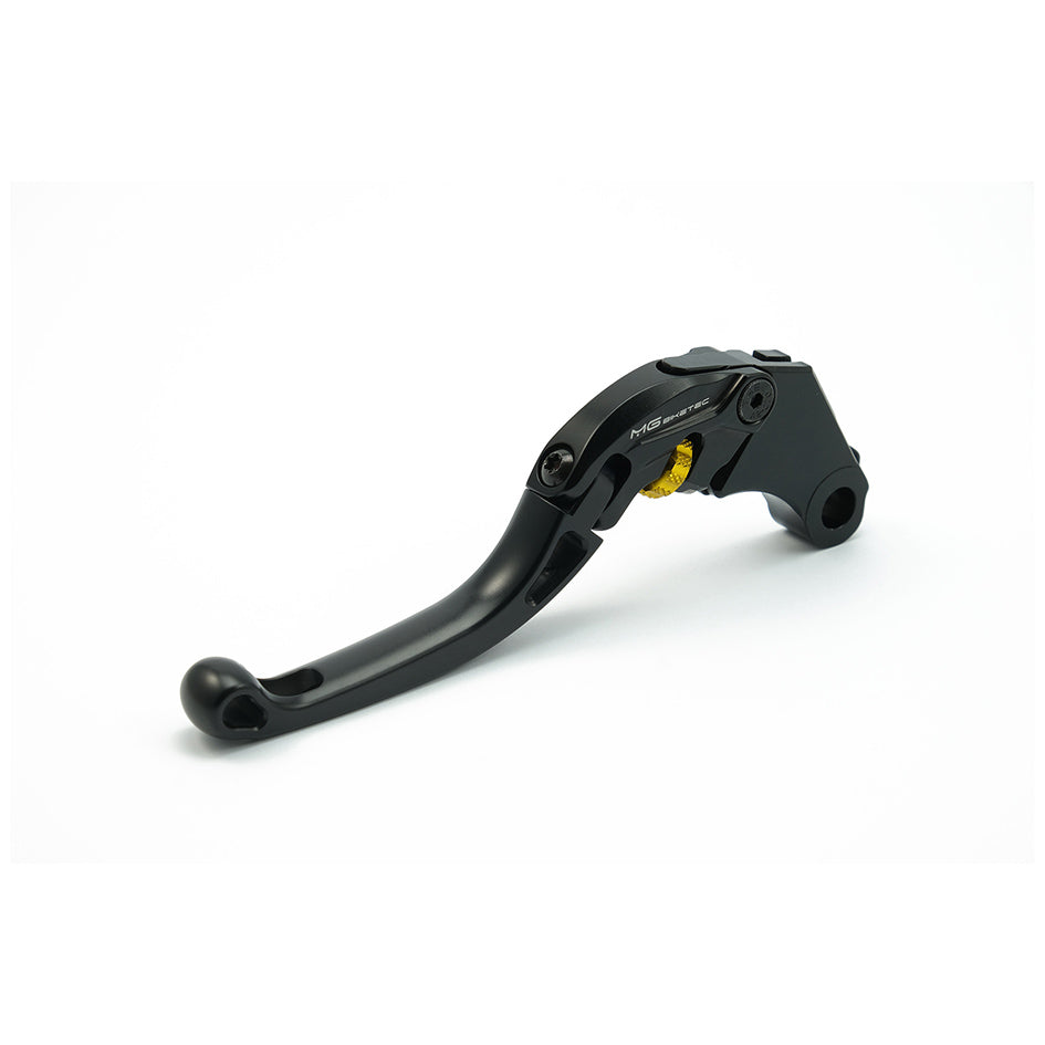 MG Biketec ClubSport Clutch Lever, short - black with Gold adjuster (4214-254000)